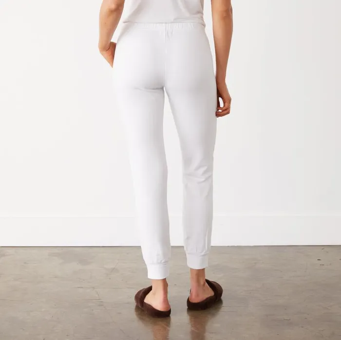 MONROW SWEATS Supersoft Fleece Girlfriend Sweats White 8211 Shop