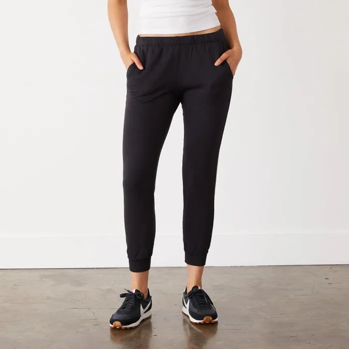 MONROW SWEATS Supersoft Fleece Jogger Faded Black 8211 Shop