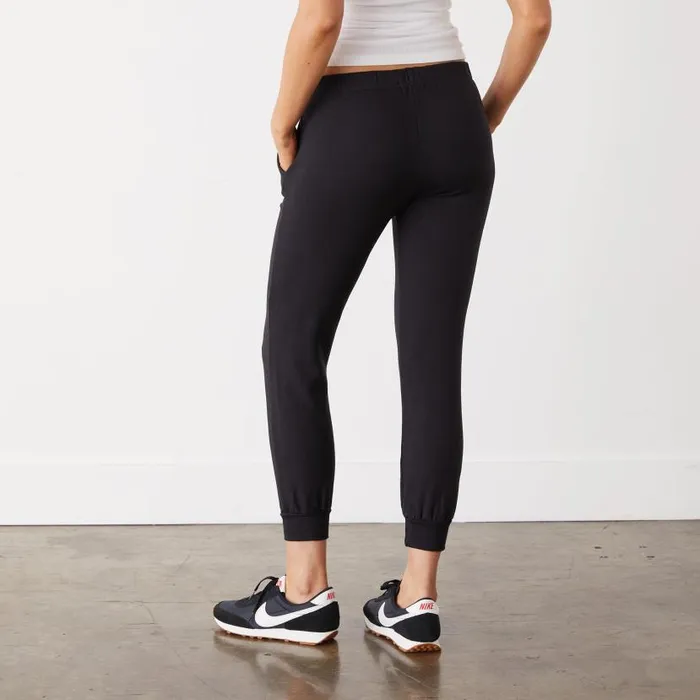 MONROW SWEATS Supersoft Fleece Jogger Faded Black 8211 Shop