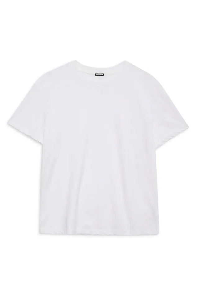 MONROW TEES Textured TriBlend Basic Crew Neck Tee White 8211 Shop