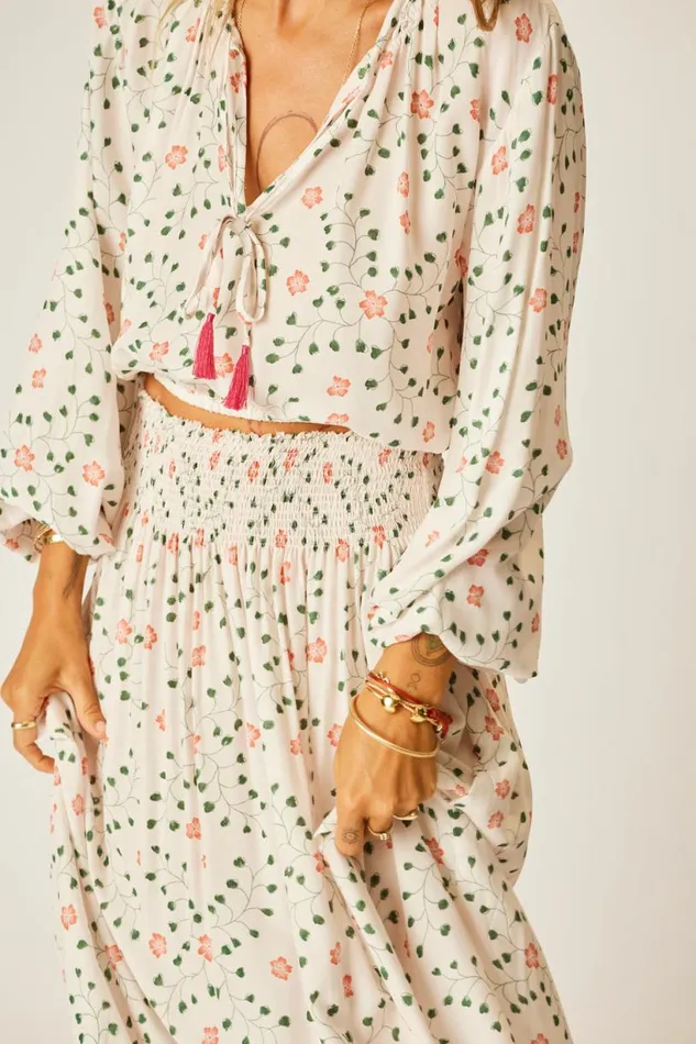 Natalie Martin AMELIA TOP Pinwheel Cotton Shop Tops