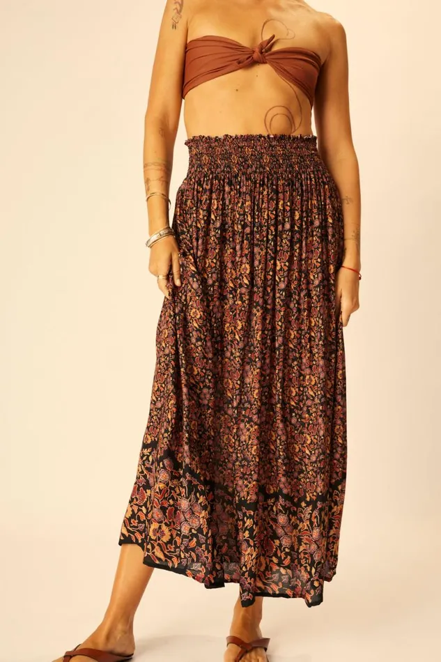 Natalie Martin BELLA SKIRT Petite Fleur Noire Shop Bottoms