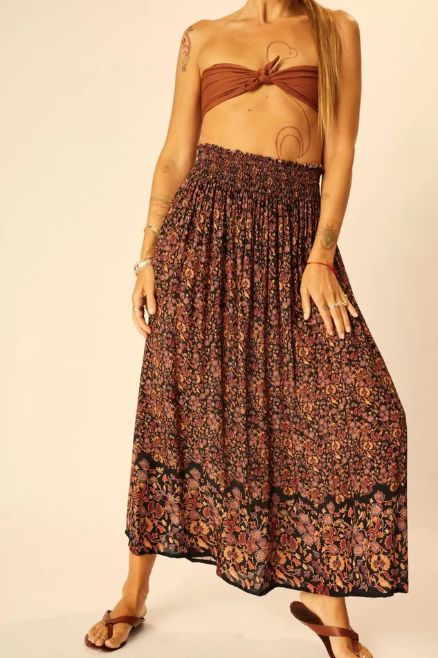 Natalie Martin BELLA SKIRT Petite Fleur Noire Shop Bottoms