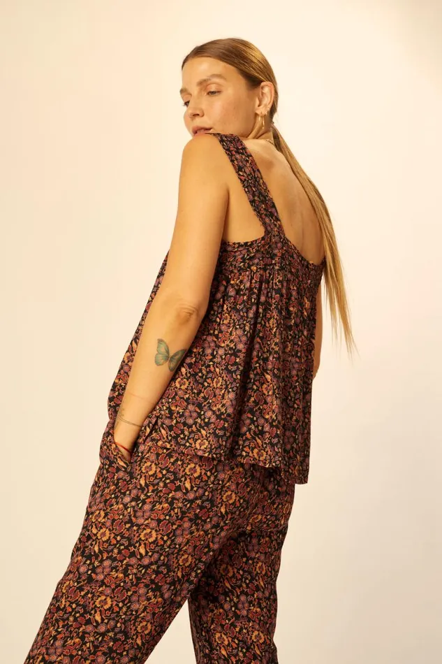 Natalie Martin BIANCA PANT Petite Fleur Noire Shop Bottoms
