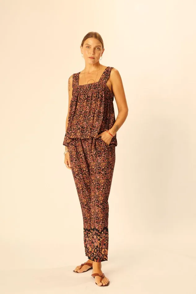 Natalie Martin BIANCA PANT Petite Fleur Noire Shop Bottoms
