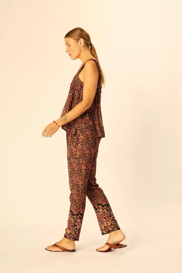 Natalie Martin BIANCA PANT Petite Fleur Noire Shop Bottoms