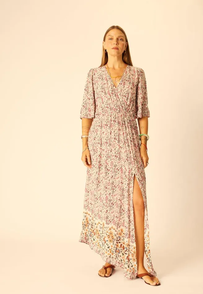 Natalie Martin COCO MAXI Petite Fleur Rose Shop Dresses