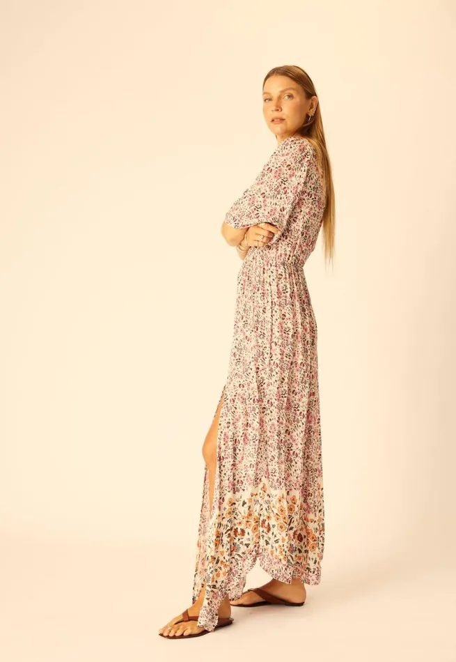 Natalie Martin COCO MAXI Petite Fleur Rose Shop Dresses