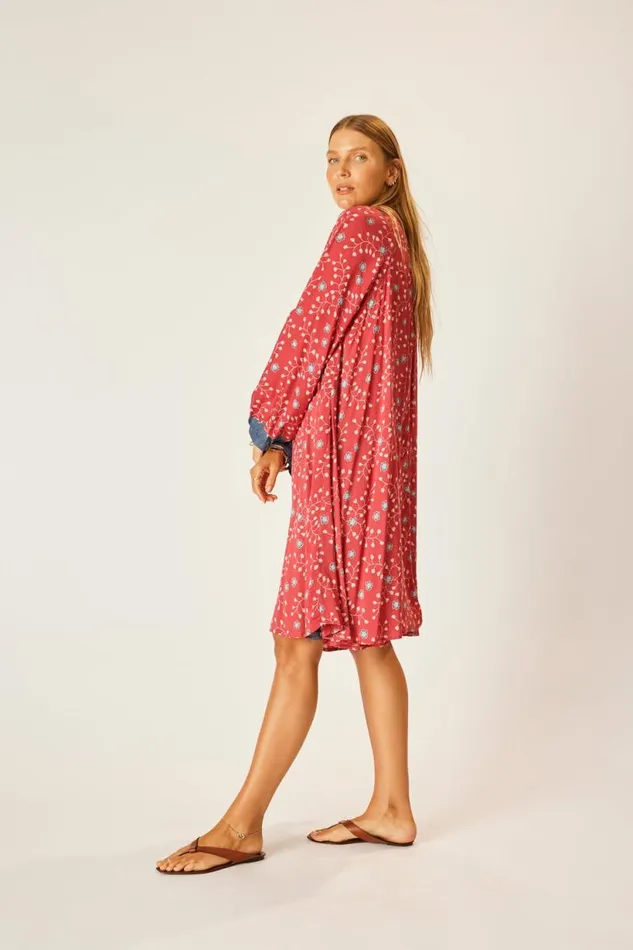 Natalie Martin FIORE SHORT DRESS Pinwheel Barn Red Shop Dresses