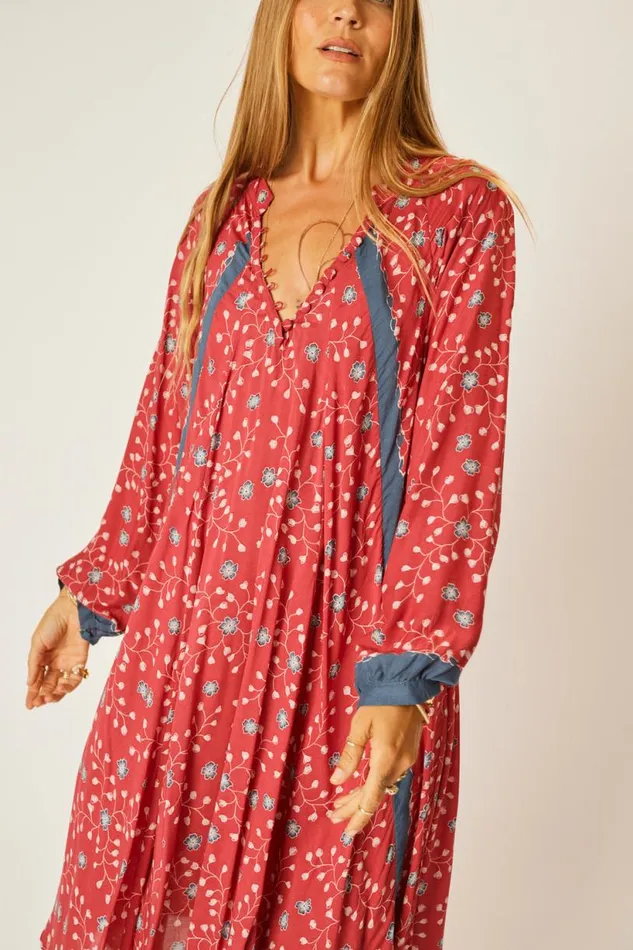 Natalie Martin FIORE SHORT DRESS Pinwheel Barn Red Shop Dresses