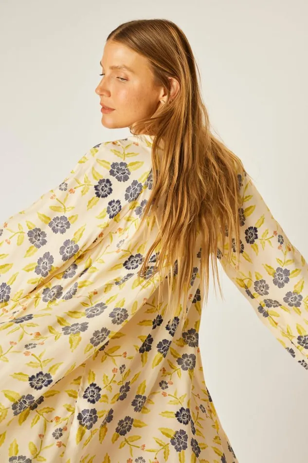 Natalie Martin FIORE SHORT DRESS Prairie Indigo Shop Dresses