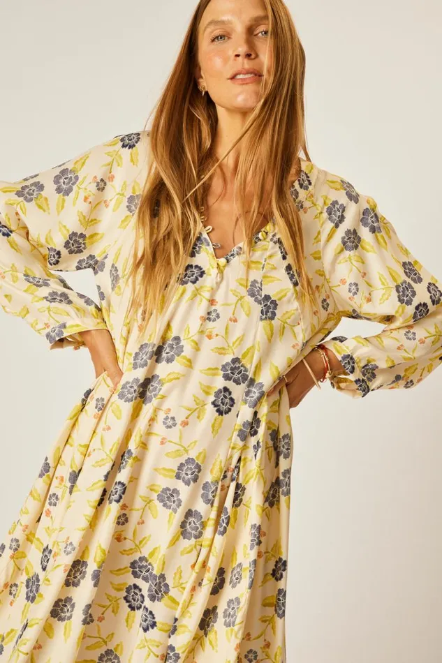 Natalie Martin FIORE SHORT DRESS Prairie Indigo Shop Dresses