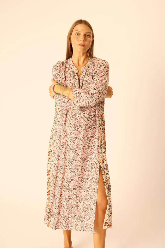Natalie Martin ISOBEL DRESS Petite Fleur Rose Shop Dresses