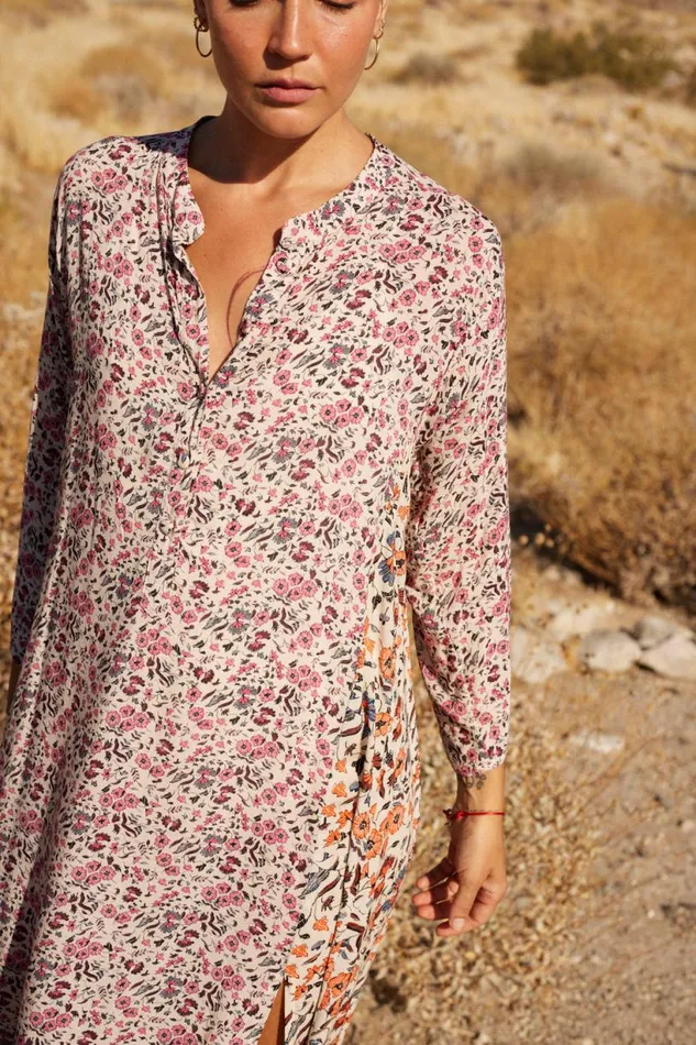 Natalie Martin ISOBEL DRESS Petite Fleur Rose Shop Dresses