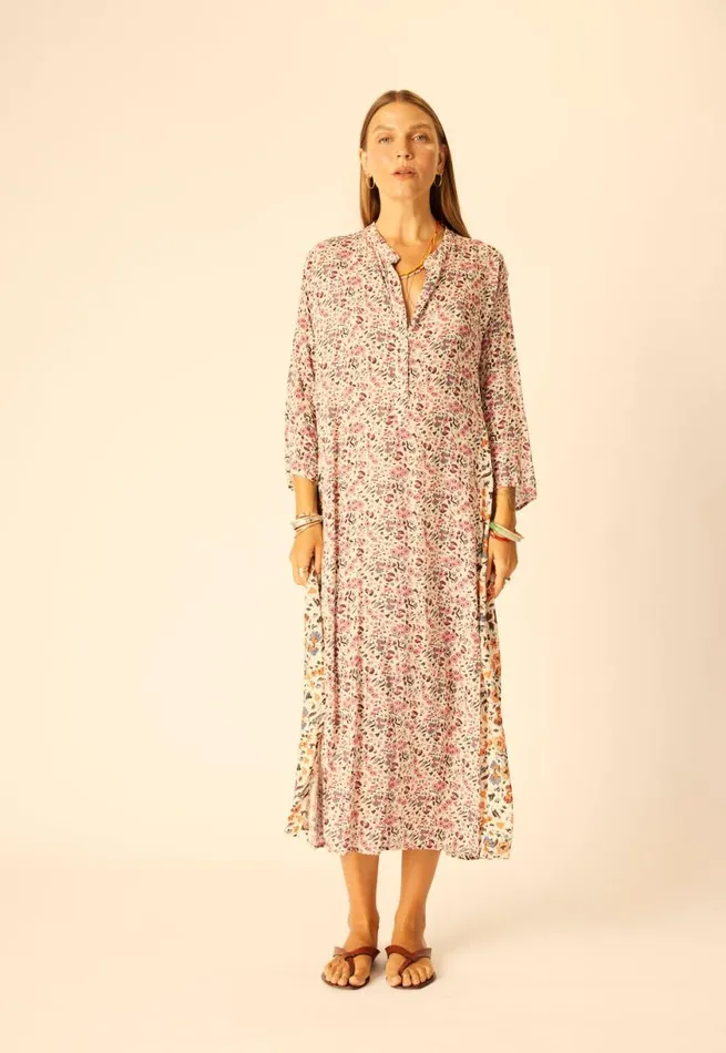 Natalie Martin ISOBEL DRESS Petite Fleur Rose Shop Dresses