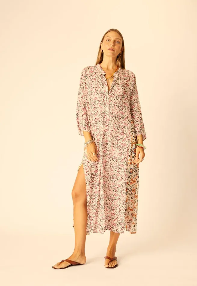 Natalie Martin ISOBEL DRESS Petite Fleur Rose Shop Dresses