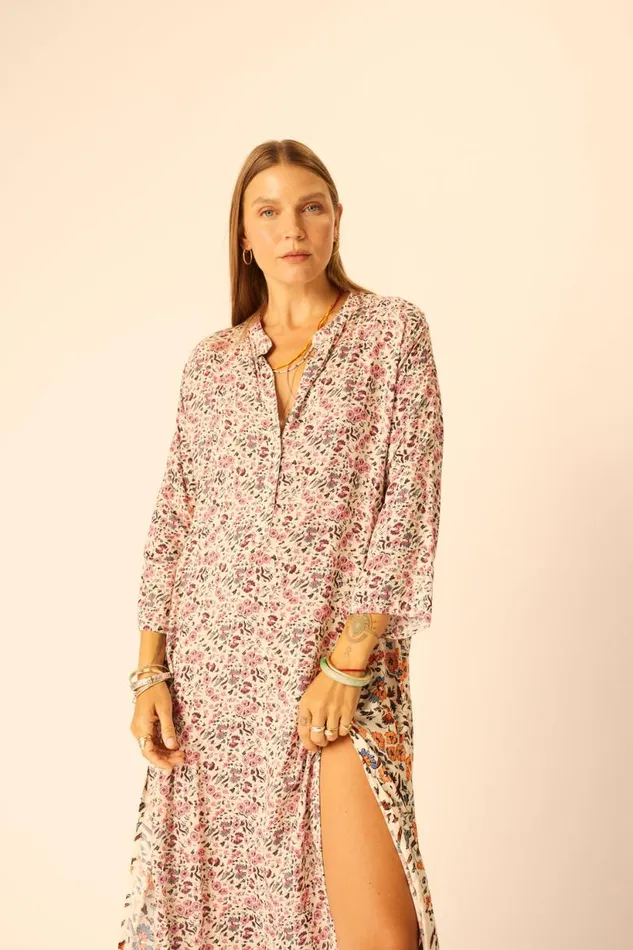 Natalie Martin ISOBEL DRESS Petite Fleur Rose Shop Dresses