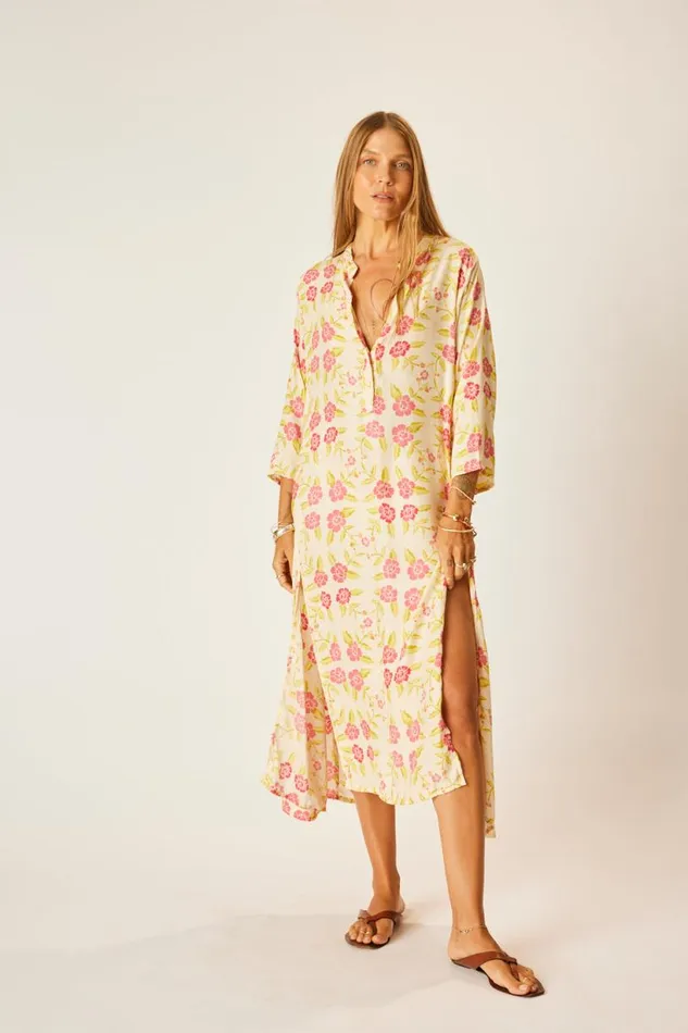 Natalie Martin ISOBEL DRESS Prairie Dusty Crimson Shop Dresses