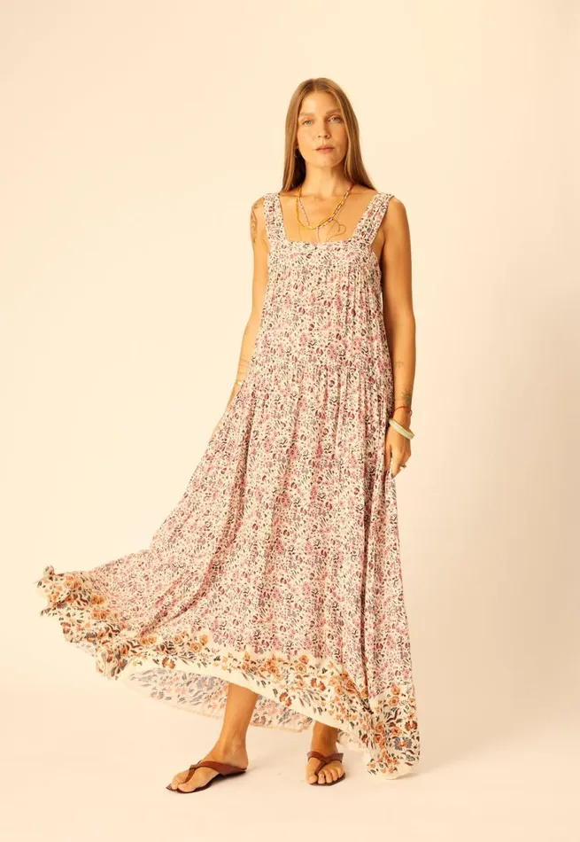 Natalie Martin JASMINE MAXI Petite Fleur Rose Shop Dresses