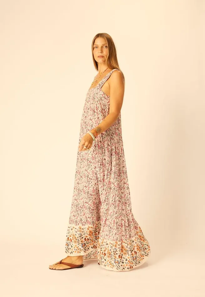Natalie Martin JASMINE MAXI Petite Fleur Rose Shop Dresses