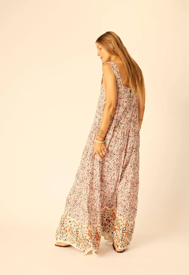 Natalie Martin JASMINE MAXI Petite Fleur Rose Shop Dresses