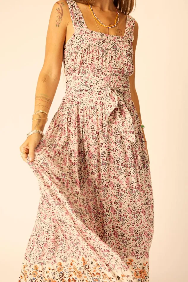Natalie Martin JASMINE MAXI Petite Fleur Rose Shop Dresses