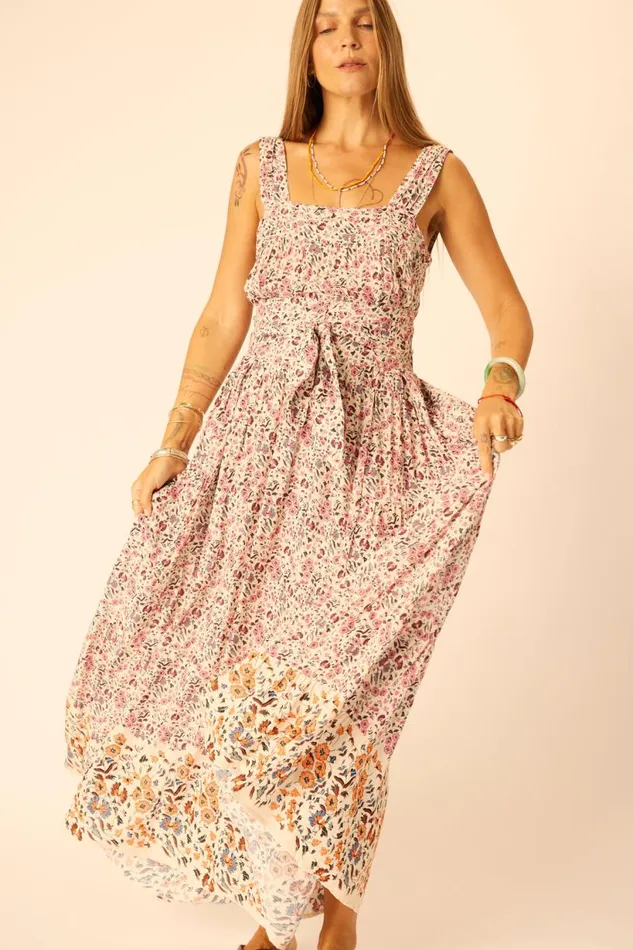 Natalie Martin JASMINE MAXI Petite Fleur Rose Shop Dresses