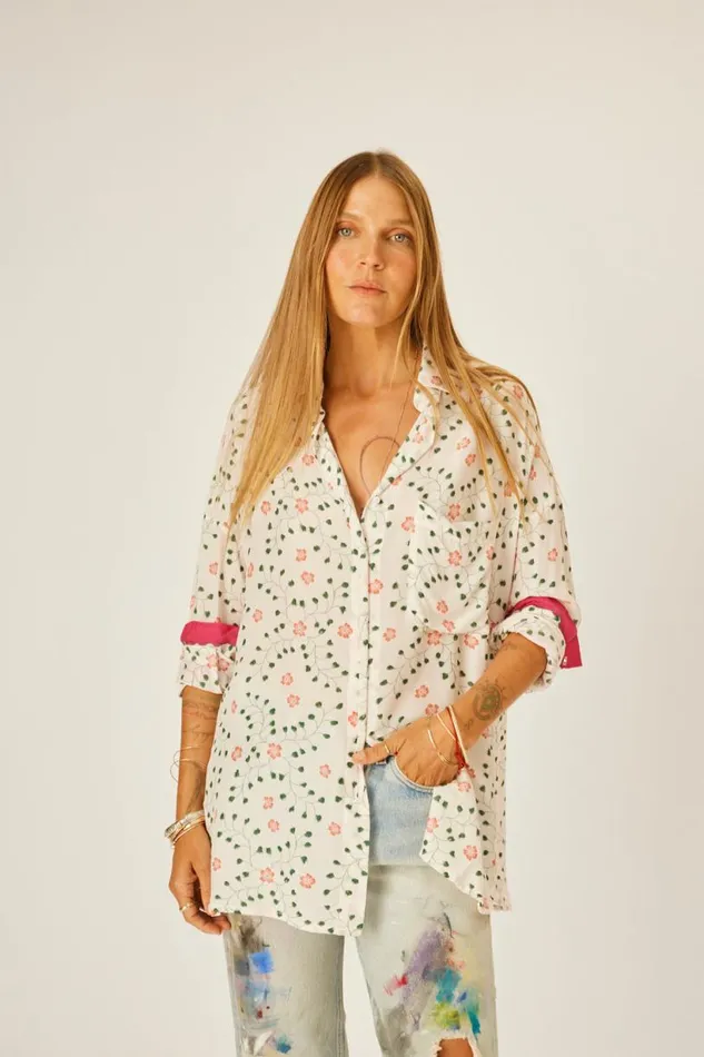 Natalie Martin JENNIFER SHIRT Pinwheel Cotton Shop Tops
