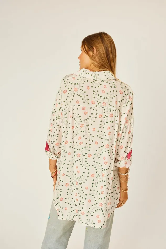 Natalie Martin JENNIFER SHIRT Pinwheel Cotton Shop Tops