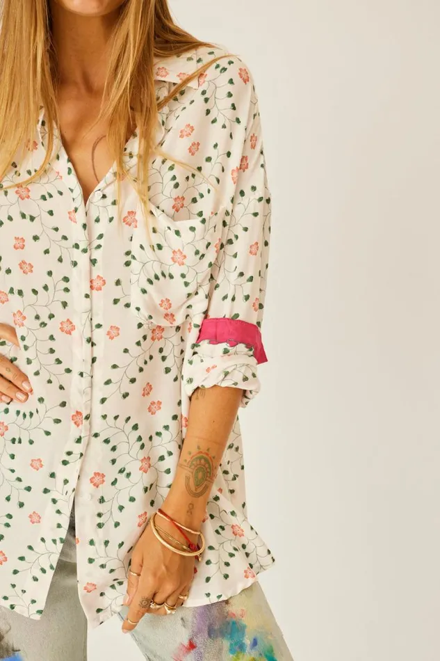 Natalie Martin JENNIFER SHIRT Pinwheel Cotton Shop Tops