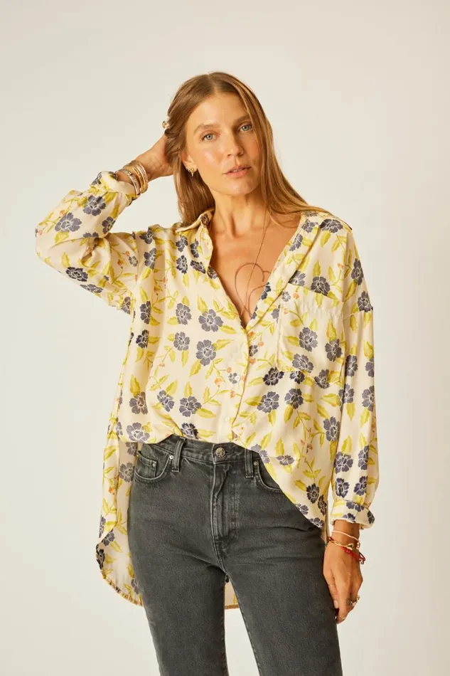 Natalie Martin JENNIFER SHIRT Prairie Indigo Shop Tops