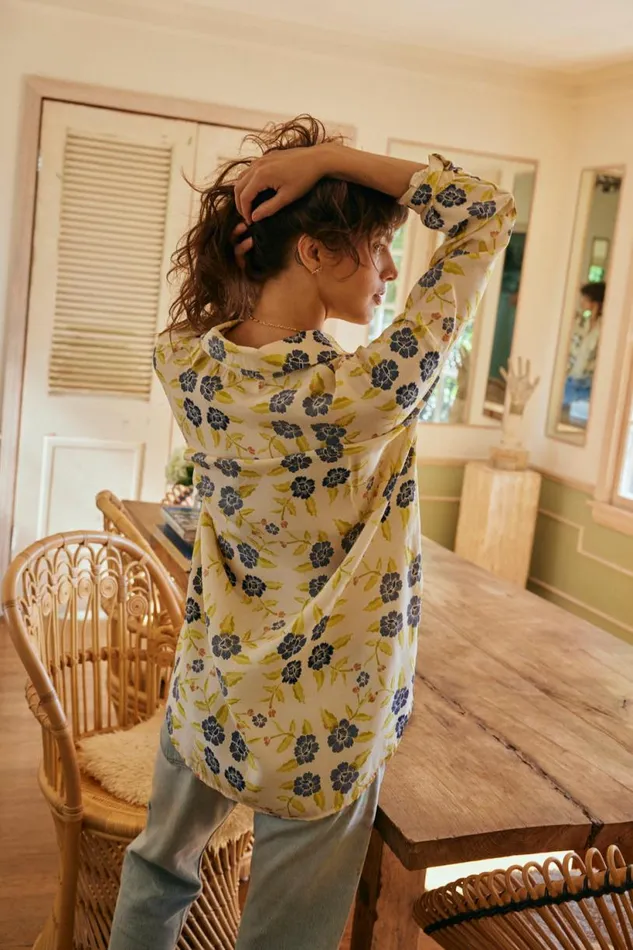 Natalie Martin JENNIFER SHIRT Prairie Indigo Shop Tops