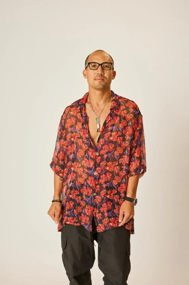 Natalie Martin KEVIN SHIRT Chiffon Watercolor Onyx Shop Men