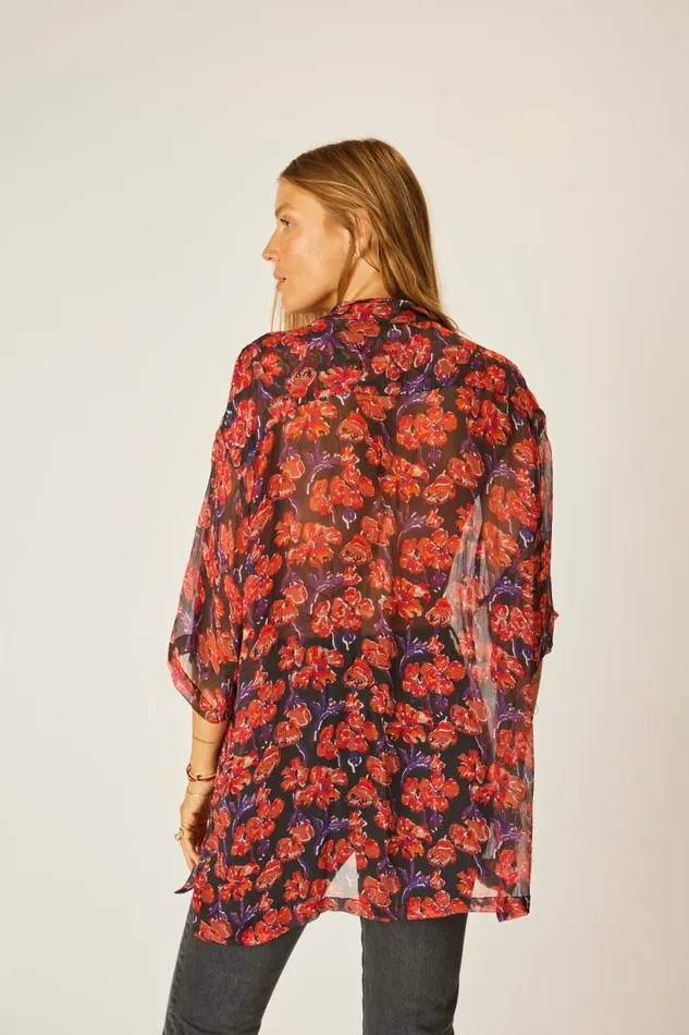 Natalie Martin KEVIN SHIRT Chiffon Watercolor Onyx Shop Men