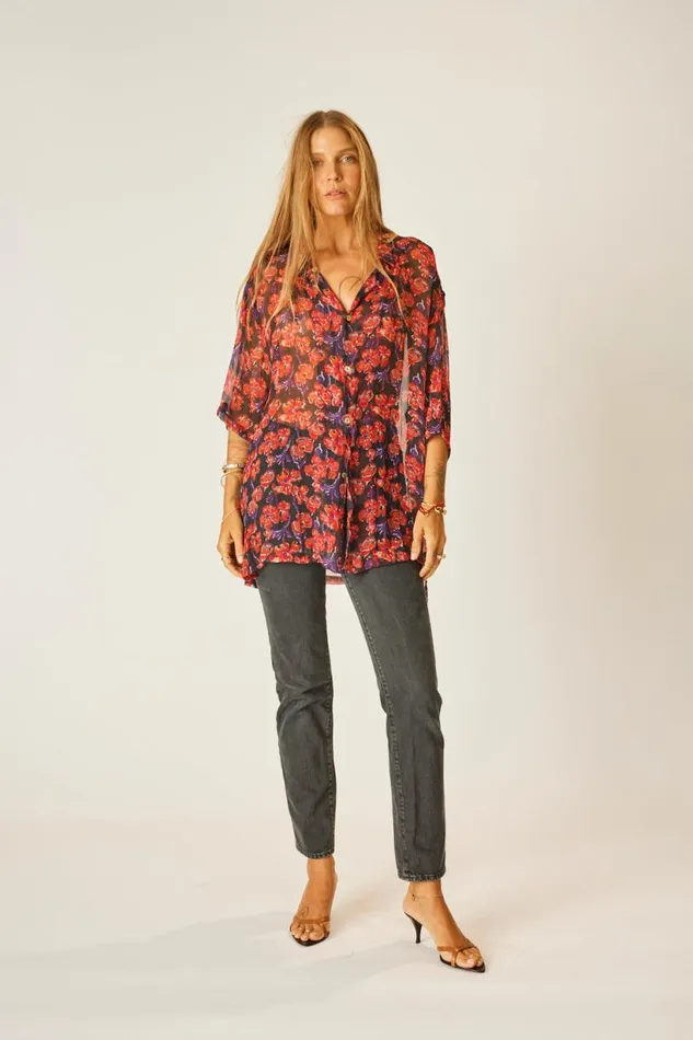 Natalie Martin KEVIN SHIRT Chiffon Watercolor Onyx Shop Men