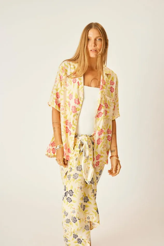 Natalie Martin KEVIN SHIRT Prairie Dusty Crimson Shop Tops