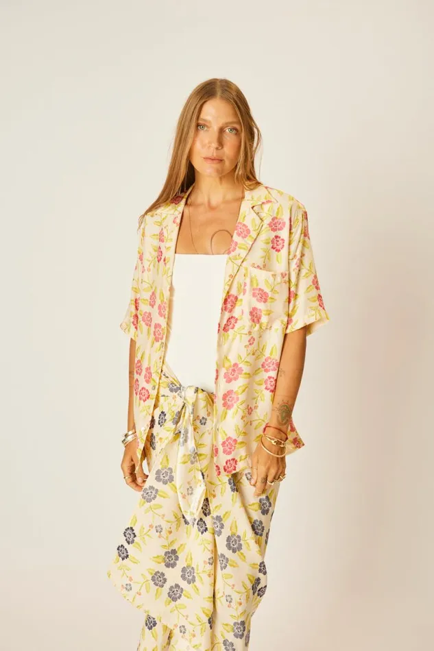 Natalie Martin KEVIN SHIRT Prairie Dusty Crimson Shop Tops