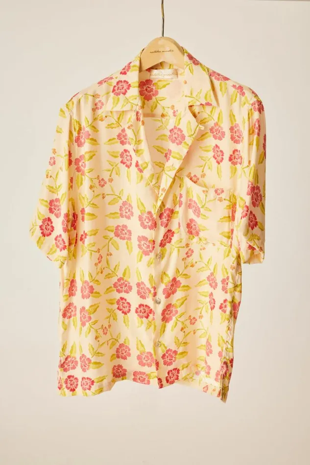 Natalie Martin KEVIN SHIRT Prairie Dusty Crimson Shop Tops