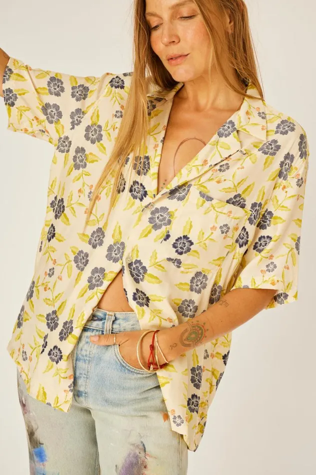 Natalie Martin KEVIN SHIRT Prairie Indigo Shop Tops