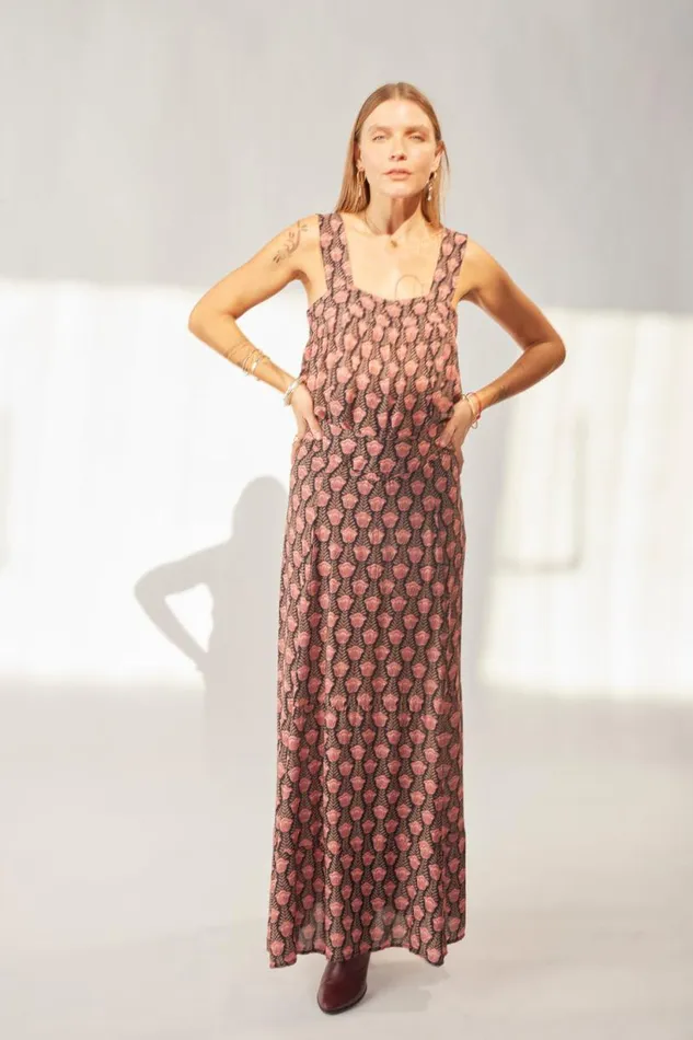 Natalie Martin MADISON SKIRT Tulip Print Kamari Black Shop Bottoms