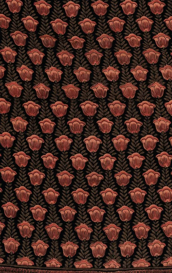Natalie Martin MADISON SKIRT Tulip Print Kamari Black Shop Bottoms