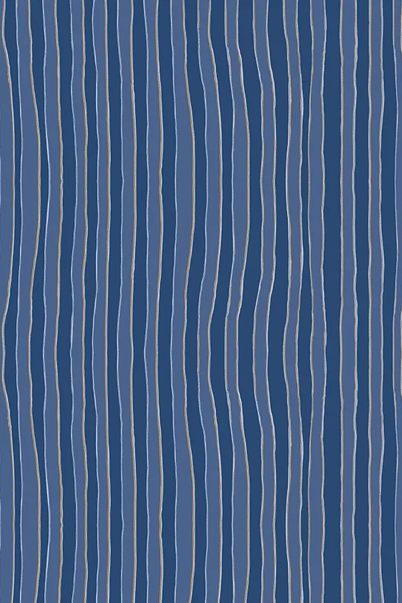 Natalie Martin MARLIEN DRESS KIDS Batik Stripe Navy Shop The Family Martin