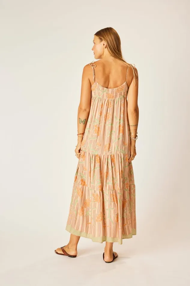 Natalie Martin MELANIE DRESS Chamomile Apricot Shop Dresses