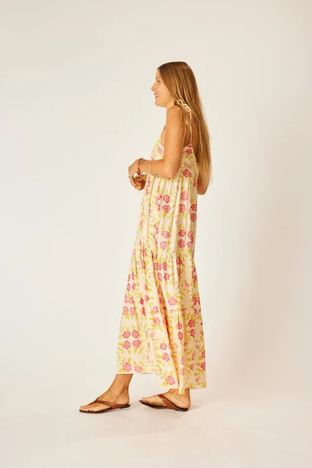 Natalie Martin MELANIE DRESS Prairie Dusty Crimson Shop Dresses