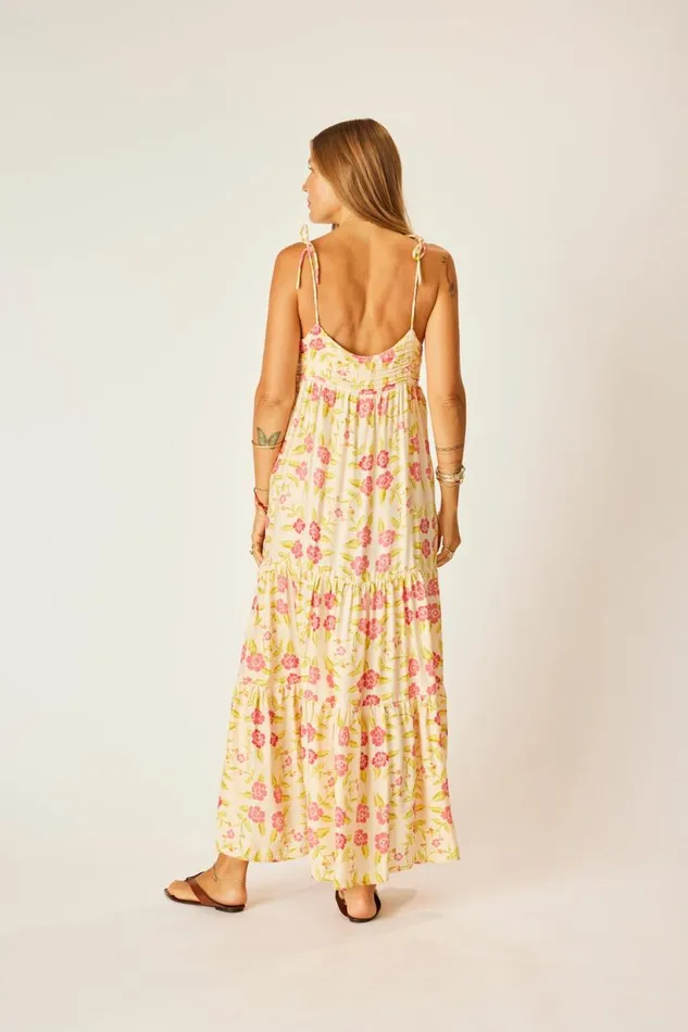 Natalie Martin MELANIE DRESS Prairie Dusty Crimson Shop Dresses