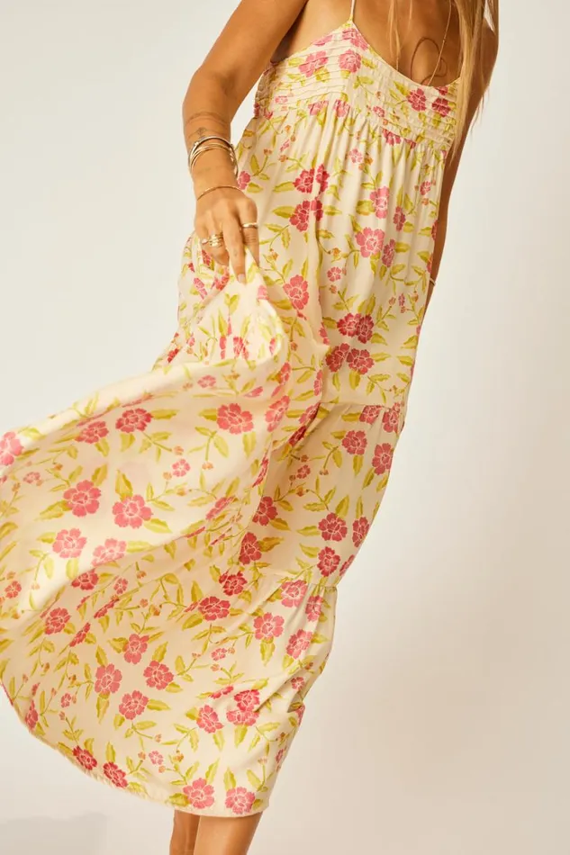 Natalie Martin MELANIE DRESS Prairie Dusty Crimson Shop Dresses