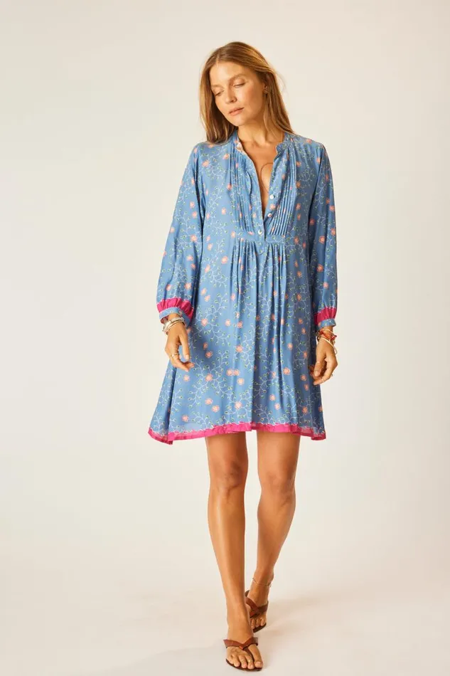 Natalie Martin SAMMIE SHORT DRESS Pinwheel Denim Shop The Family Martin