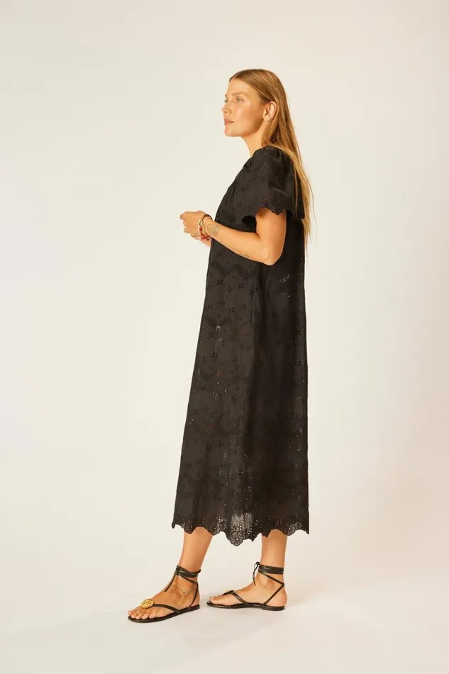 Natalie Martin SIENNA DRESS Geranium Midnight Shop Dresses