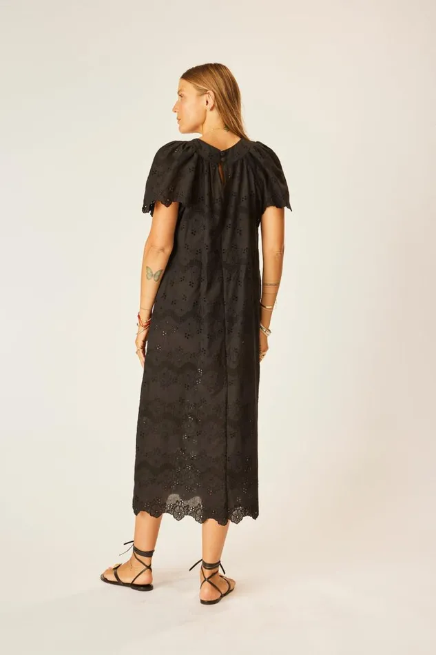 Natalie Martin SIENNA DRESS Geranium Midnight Shop Dresses