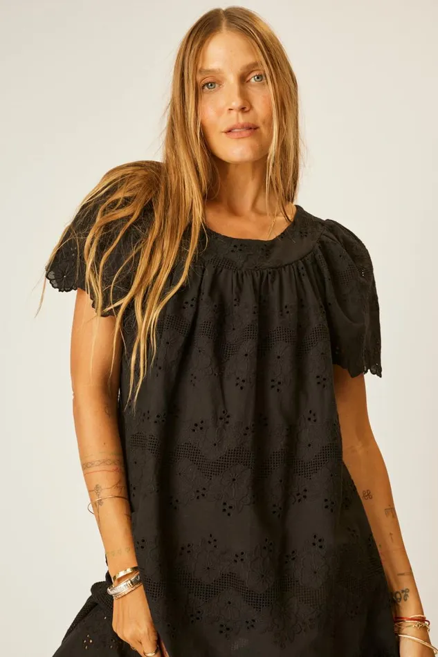 Natalie Martin SIENNA DRESS Geranium Midnight Shop Dresses
